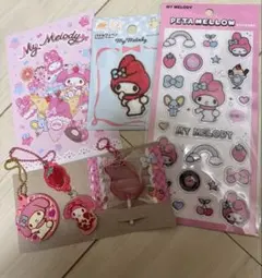 や*♡様 マイメロ　キーホルダー・ステッカーセット