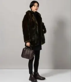 JEANASIS ミンクライクブルゾン ファーコート アウター