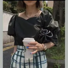 Ameri 2WAY CLOUD SLEEVE TOP オフショル　ブラウスのサムネイル