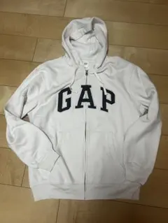 GAP ジップアップパーカー ホワイト M