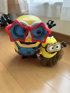 USJ ミニオン ポップコーンバケツ　ミニオンぬいぐるみおまけ付き