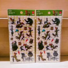 新品　ズートピア　ペタペタシール　ダイソー