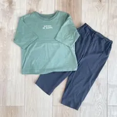 100cm 男の子 半袖パジャマ 半袖Tシャツ トップス 長ズボン 上下セット
