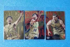 【34】3枚　岸本　ジャック・クーリー　Bリーグ　ツインウエハース