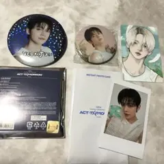 TXT ヨンジュン ACT TOMORROW ポップアップ 缶バッジ チェキ