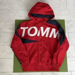 【美品】TOMMY HILFIGER キッズ 2wayナイロンジャケット 152
