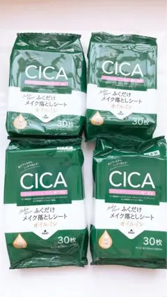 cica ふくだけメイク落としシート 30枚入 4袋のサムネイル
