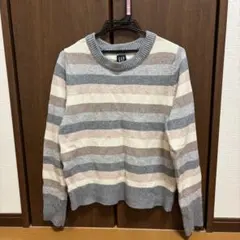 GAP ストライプ 長袖ニットセーター