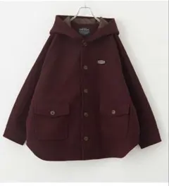 CUBE SUGARウールフィールドルマンスリーブフードジャケット