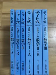 チャート式 基礎からの数学 6冊セット