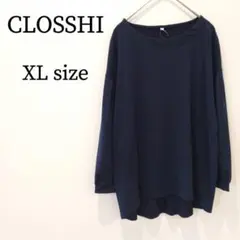 【新品】CLOSSHI クロッシー トップス カットソー 長袖 シフォン XL