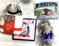 サラブレッドコレクション お守りマスコットとプルバックホース　ゴールドシップ