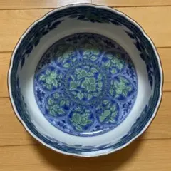 庫山窯 中鉢 和食器 盛り鉢 深鉢 花唐草模様 - メルカリ