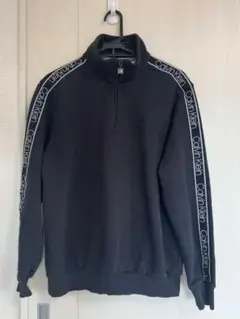 Calvin Klein ブラック ジップアップ スウェット M