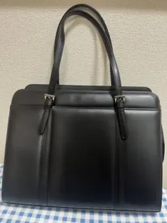 ビジネスバッグ 合成皮革 ブラック
