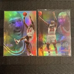 NBA カード マイケル ジョーダン Flair Showcase 2枚