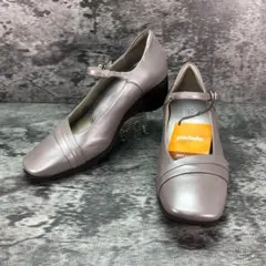 新品✨アシックス ペダラ【22.5EE】パンプス ストラップ ベルト レザー