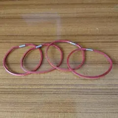本革ブレスレット 4本 直径約6cm オシャレ カッコいい 重ねづけOK!