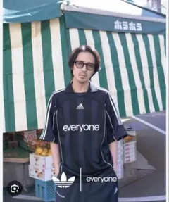 アディダスオリジナルス フェイクレザー ベースボールシャツ XS 