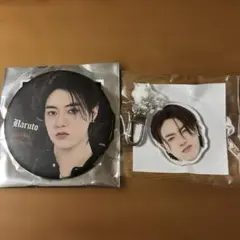 トレジャー　ハルト　缶バッチ アクリルキーホルダー怒　2個セット