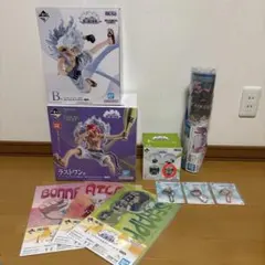 一番くじ ワンピース　思い描く未来　ラストワン賞B賞ルフィ　フィギュアセット他