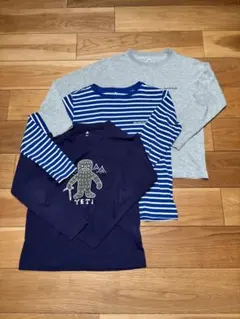 モンベル　速乾長袖Tシャツ　3枚セット　130cm