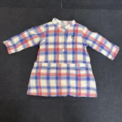 DOUBLE.B チェック柄ワンピース