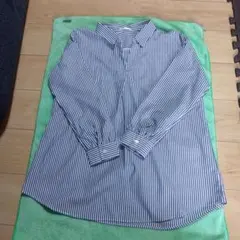 CINEMA CLUB ストライプ長袖シャツ M