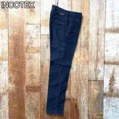 【美品】INCOTEX SLACKS テーパード コットン スラックス 28