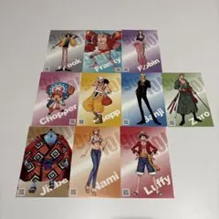 麦わらストア　特典　ポストカード　10枚 コンプリート　ワンピース