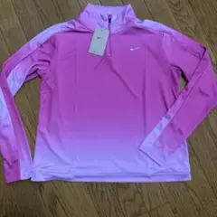 NIKEナイキdryfitランニングトレーニングウェアハーフジップグラデーション