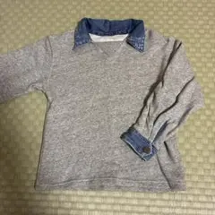 O&G グレー トレーナー 110サイズ