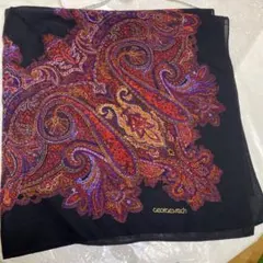 新品　georges rech 大判ペイズリー　スカーフ