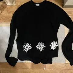 COMME des GARÇONS ブラックニット Lのサムネイル