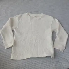UNIQLO ワッフル　長袖カットソー 120