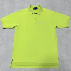 Mizuno Laser World ポロシャツ ライムグリーン SA SSのサムネイル