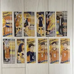 ハイキュー　セリア　ロングステッカー74枚