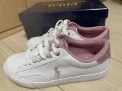☆〜Polo ホワイト/ピンク スニーカー☆のサムネイル