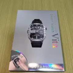 2.0インチ タッチスクリーン　スマートウォッチ　Vita　プラチナシルバー