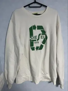 DIESEL クルーネックスウェット ホワイトのサムネイル
