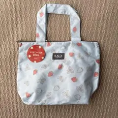 KALDI 2026いちごバッグ「トートバッグ」&「保冷バッグ」2点