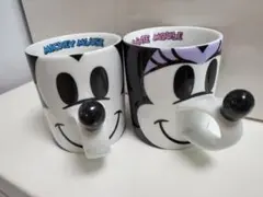 Disney ミッキー ミニー ペアマグカップ