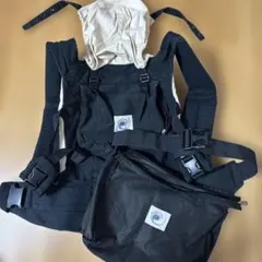 ERGObaby 抱っこ紐 ブラック 収納ポーチ付きのサムネイル