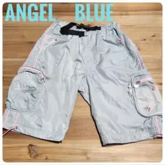 当時物　ANGEL BLUE ナイロン半ズボン 　シャカシャカパンツ　なかむら君