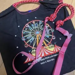 【新品】【ストラップ付】ball&chain 刺繍　エコバッグ　観覧車　M