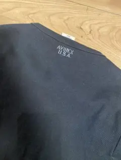 AVIREX U.S.A. ブラック 長袖カットソー S サーマル