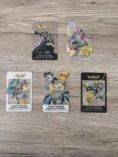 ポケモン 初音ミク ららぽーと オリジナルクリアカード全5種