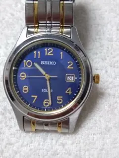 SEIKO SOLAR 腕時計 青