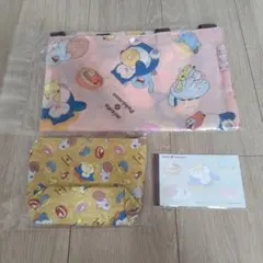 ミスド福袋　2024年 ポケモン 3点 エコバック ポーチ メモ帳