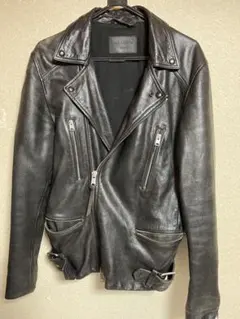 ALLSAINTS 黒 レザージャケット ライダースのサムネイル